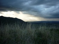 De storm nadert