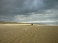 90 miles beach wij over het strand